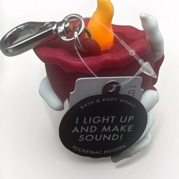 Bath And Body Works HALLOWEEN Skeleton Hand Lights/Sounds Pocketbac+2 Hand Gels - Picture 5 of 9